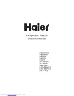 Preview for 1 page of Haier HB-21T User Manual