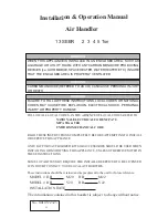 Preview for 1 page of Haier HB2400VD1M20 Installation & Operation Manual