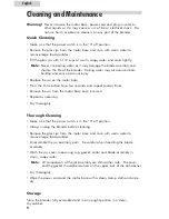 Предварительный просмотр 10 страницы Haier HB500BSS - 48oz Blender W Glass Jar User Manual
