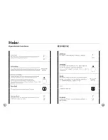 Preview for 9 page of Haier HBF800TE User Manual