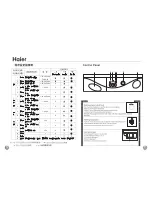 Preview for 10 page of Haier HBF800TE User Manual