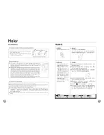 Preview for 11 page of Haier HBF800TE User Manual