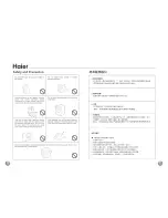 Preview for 13 page of Haier HBF800TE User Manual