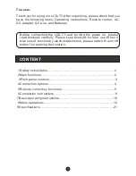 Preview for 2 page of Haier HBLC20AB11 User Manual