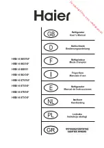 Предварительный просмотр 1 страницы Haier HBM-686BW User Manual