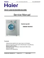 Haier HBS1000TXV Service Manual preview