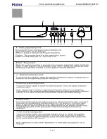 Preview for 14 page of Haier HBS1000TXV Service Manual