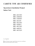 Preview for 1 page of Haier HBU-42CH03 Operation & Installation Manual