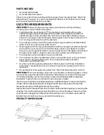 Preview for 5 page of Haier HCC2220BEB Installation Instructions Manual