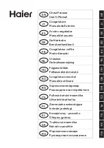 Haier HCE259R User Manual preview