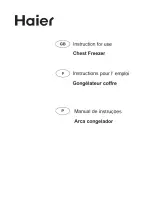 Haier HCF-368H-2 Instructions For Use Manual preview