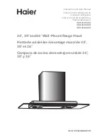 Preview for 1 page of Haier HCH2100ACS Installation And User Manual