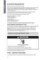 Preview for 10 page of Haier HCH2100ACS Installation And User Manual