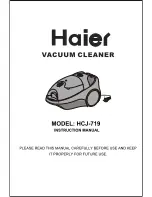 Haier HCJ-719 Instruction Manual preview