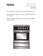 Haier HCR2250ADS Installation Instructions Manual preview