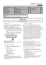 Preview for 3 page of Haier HCW2460AES Installation Instructions Manual