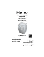 Preview for 1 page of Haier HD458E User Manual