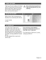 Preview for 3 page of Haier HD70-A82 User Manual