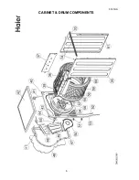 Предварительный просмотр 6 страницы Haier HD80-01 WH HA AA Parts Manual