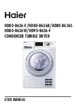 Preview for 1 page of Haier HD80-B636-F User Manual