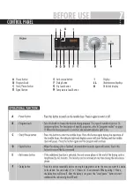 Preview for 7 page of Haier HD80-B636-F User Manual