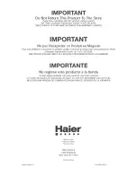 Preview for 76 page of Haier HDB24EA User Manual