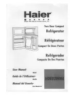 Preview for 1 page of Haier HDE03WNAWW User Manual