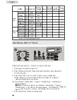 Предварительный просмотр 36 страницы Haier HDE5000AW User Manual And Installation Instructions