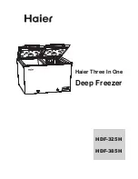 Preview for 1 page of Haier HDF-385H User Manual