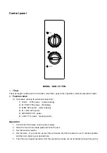 Предварительный просмотр 6 страницы Haier HDN-2080M Owner'S Manual