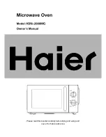 Haier HDN-2080MG Owner'S Manual preview