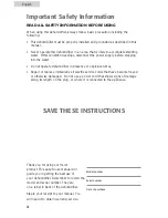 Preview for 3 page of Haier HDN305 User Manual