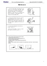 Preview for 11 page of Haier HDS1000TXVE Owner'S Manual