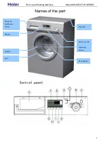 Preview for 14 page of Haier HDS1000TXVE Owner'S Manual