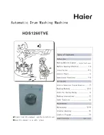 Haier HDS1260TVE User Manual preview