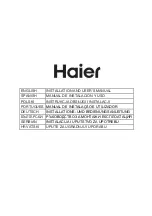 Preview for 1 page of Haier HDSV985B Installation And User Manual