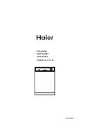 Haier HDW100SCT Instructions For Use Manual preview