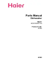 Haier HDW100SST Parts Manual preview