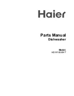 Haier HDW100WHT Parts Manual preview