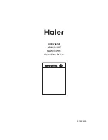 Haier HDW101SS Instructions For Use Manual предпросмотр