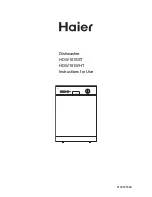 Haier HDW101SST Instructions For Use Manual preview