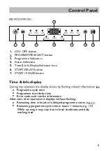 Предварительный просмотр 7 страницы Haier HDW13V1 User Manual