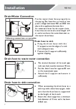 Предварительный просмотр 8 страницы Haier HDW15F2B1 User Manual