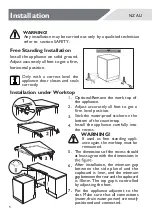 Предварительный просмотр 6 страницы Haier HDW15F2S1 User Manual