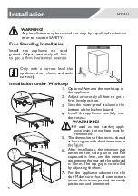 Предварительный просмотр 6 страницы Haier HDW15F3B1 User Manual