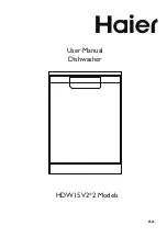 Предварительный просмотр 1 страницы Haier HDW15V2 2 Series User Manual