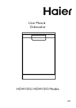 Haier HDW15V3S1 User Manual предпросмотр