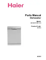 Haier HDW201WH Parts Manual preview