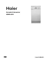 Предварительный просмотр 1 страницы Haier HDW9-AFM Owner'S Manual