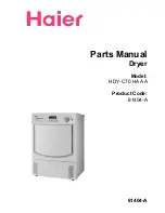 Haier HDY-C70 HA AA Parts Manual preview
